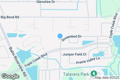 Map image of the property - 12316 Streambed Dr