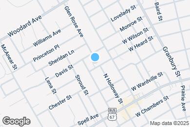 Map image of the property - 614 W Heard St