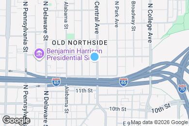 Map image of the property - 1228 Central Ave