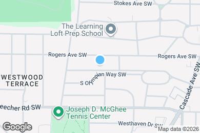 Map image of the property - 1731 N Olympian Way SW