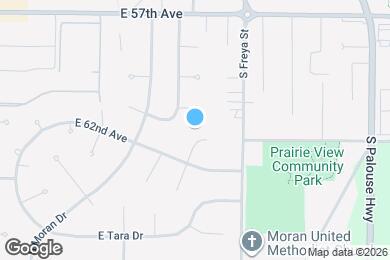 Map image of the property - 3425 E 61st Ave