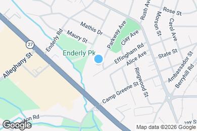 Map image of the property - 2703 Parkway Ave
