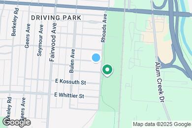 Map image of the property - 1747 E Frankfort St