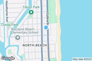 Map image of the property - 7744 Collins Ave