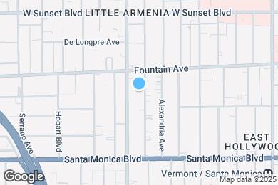 Map image of the property - 1227 N Mariposa Ave