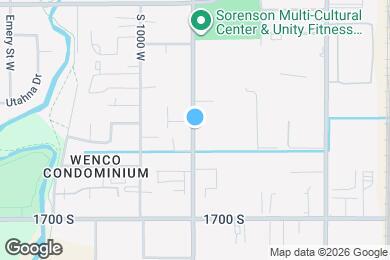 Map image of the property - 1521 W 900 S