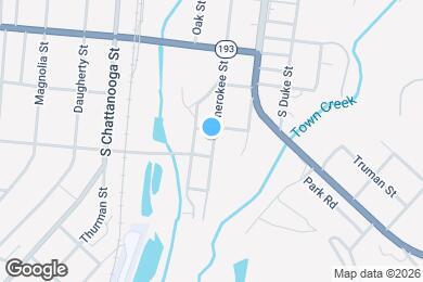 Map image of the property - 604 S Cherokee St