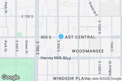 Map image of the property - 810 E 800 S