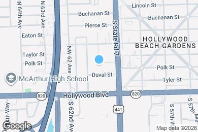 Map image of the property - 6036 Polk St