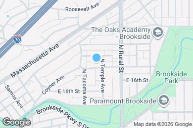 Map image of the property - 2536 E 17th St