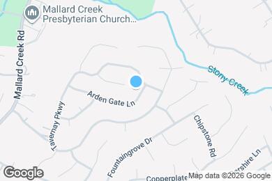 Map image of the property - 2531 Arden Gate Ln