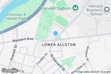 Map image of the property - 197 N Harvard St