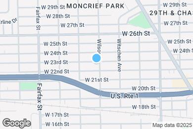 Map image of the property - 1548 W 23rd St