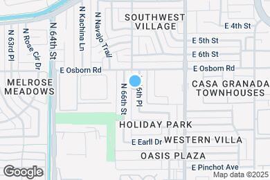 Map image of the property - 3314 N 66th Pl
