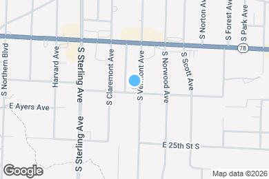 Map image of the property - 11330 E 24th St S
