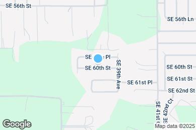 Map image of the property - 3809 SE 60th St