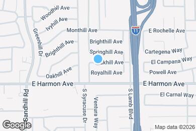 Map image of the property - 4071 Oakhill Ave