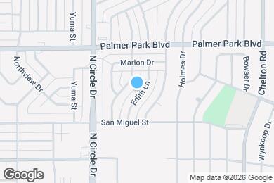 Map image of the property - 1334 Edith Ln