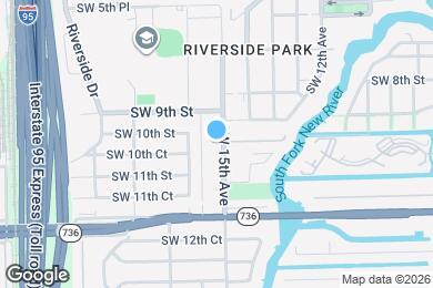 Map image of the property - 1005 SW 15th Ave