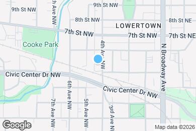 Map image of the property - 513 4th Ave NW