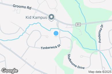 Map image of the property - 8 Timberwick Dr