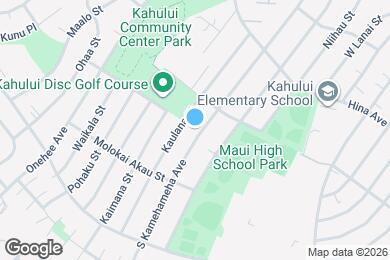 Map image of the property - 496 S Kamehameha Ave