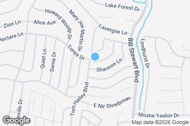 Map image of the property - 1333 Tonya Dr