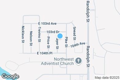 Map image of the property - 10371 Player St