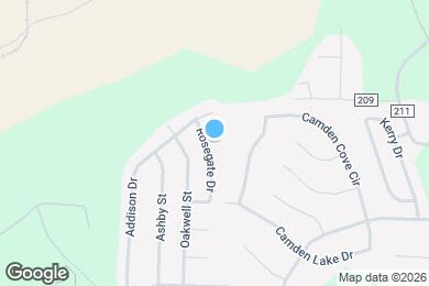 Map image of the property - 113 Rosegate Dr