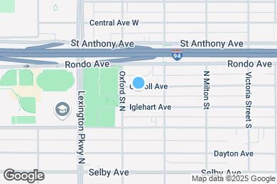 Map image of the property - 1018 Carroll Ave