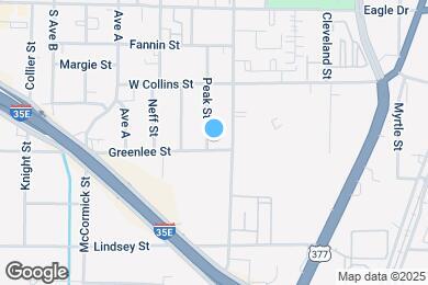 Map image of the property - 1223 Peak St