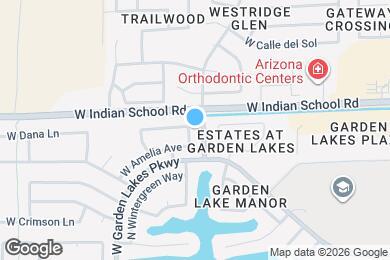 Map image of the property - 3949 N 111th Dr
