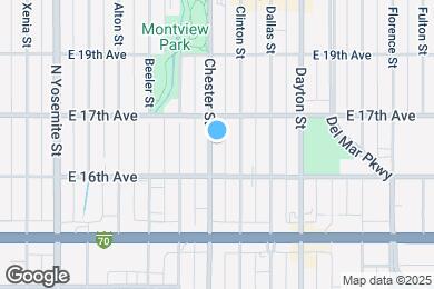 Map image of the property - 1644 Chester St