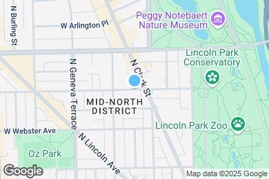Map image of the property - 428 W Belden Ave