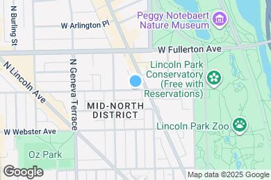 Map image of the property - 436 W Belden Ave