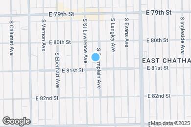 Map image of the property - 8048 S Champlain Ave