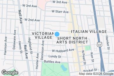 Map image of the property - 95 W 1st Ave