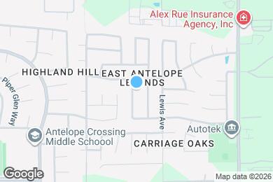 Map image of the property - 5535 Ridgepoint Dr