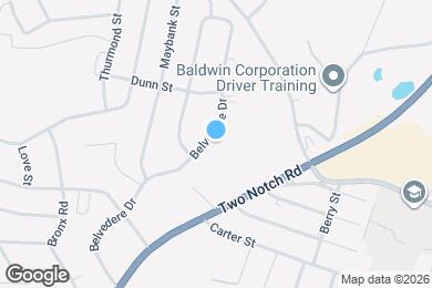 Map image of the property - 3417 Belvedere Dr