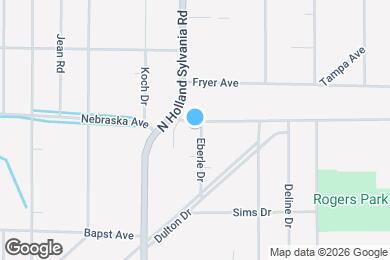 Map image of the property - 5873 Nebraska Ave