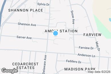 Map image of the property - 513 Sarver Ave