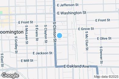 Map image of the property - 805 E Olive St