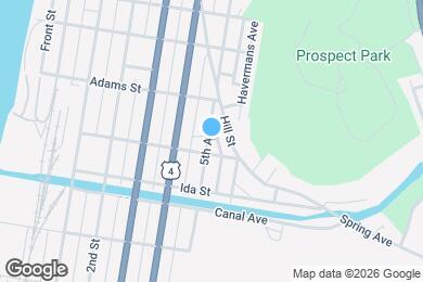 Map image of the property - 1110 5th Ave