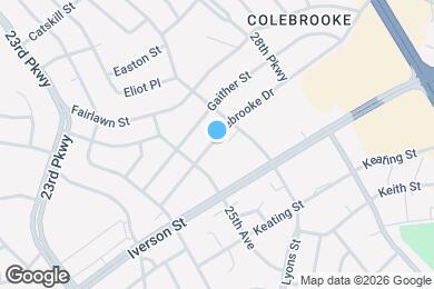 Map image of the property - 2553 Colebrooke Dr