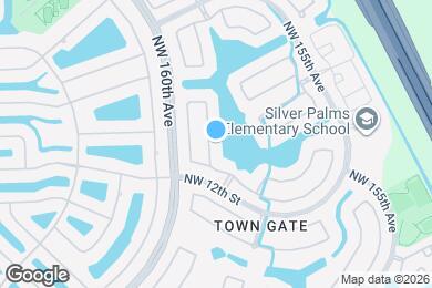 Map image of the property - 1261 NW 159th Ave