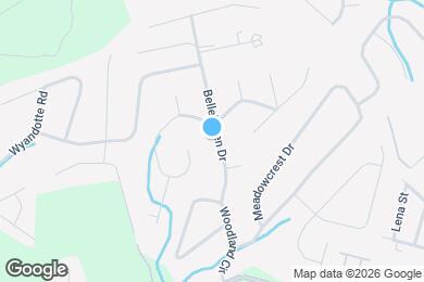 Map image of the property - 268 Bellehaven Dr