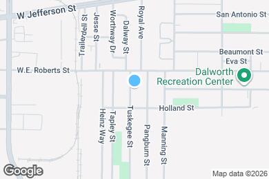 Map image of the property - 721 Tuskegee St