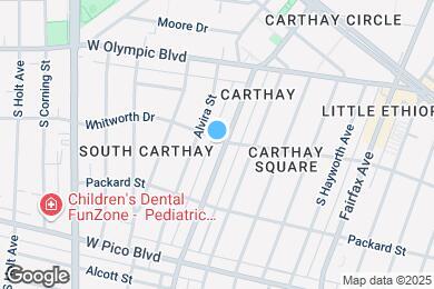 Map image of the property - 1103 S Crescent Heights Blvd