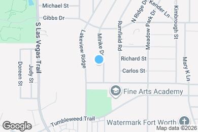 Map image of the property - 1208 Mirike Dr