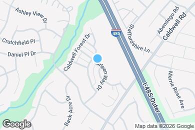 Map image of the property - 3900 Wilgrove Way Dr